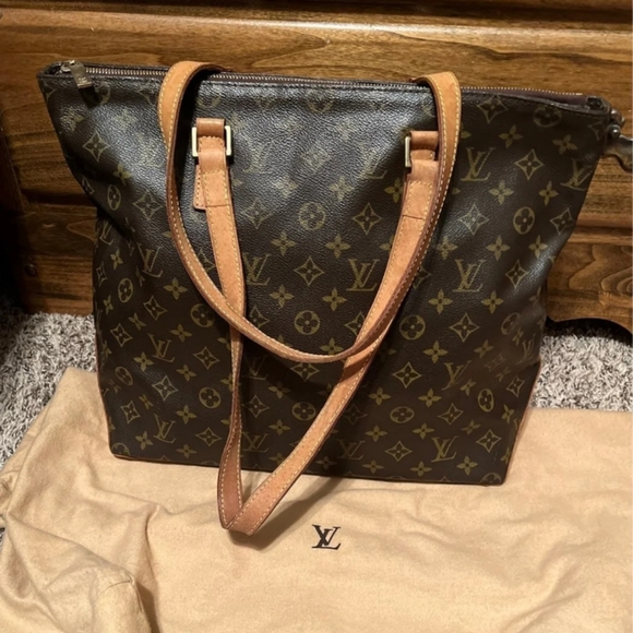 LV monogram Authentic Cabas Mezzo Large - Picture 4 of 12